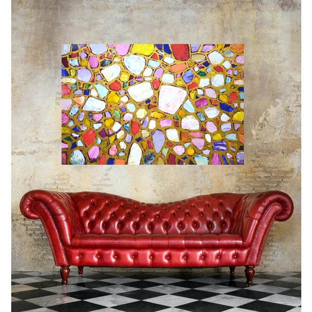 Stones in Gold 3.Original Contemporary Painting by Iryna Kastsova For Sale - Image 9 of 12