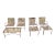 Vintage Brown Jordan Tamiami Patio Set, 7 Pieces For Sale