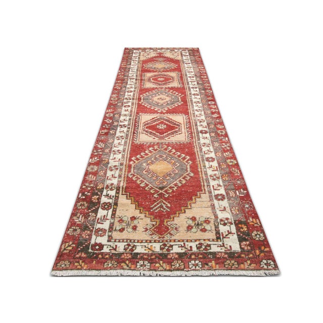 1960s 1960s Turkish Oushak Runner For Sale - Image 5 of 6