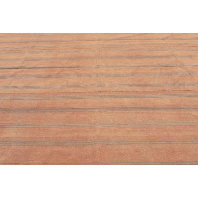 Mid 20th Century Large Vintage Decorative Turkish Kilim For Sale - Image 4 of 7