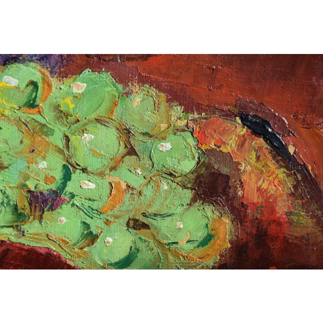 Jean Lehmann, Still Life with Apples and Grapes, 1931, Oil on Canvas For Sale - Image 11 of 14