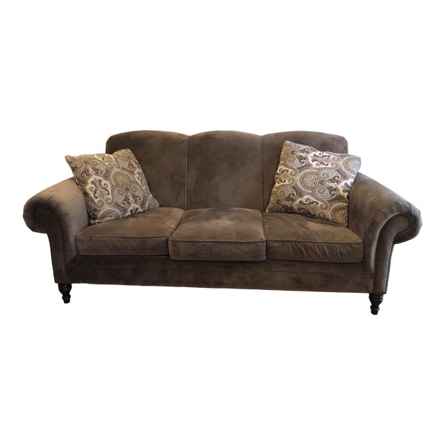Bernhardt Brown Traditional Sofa Chairish