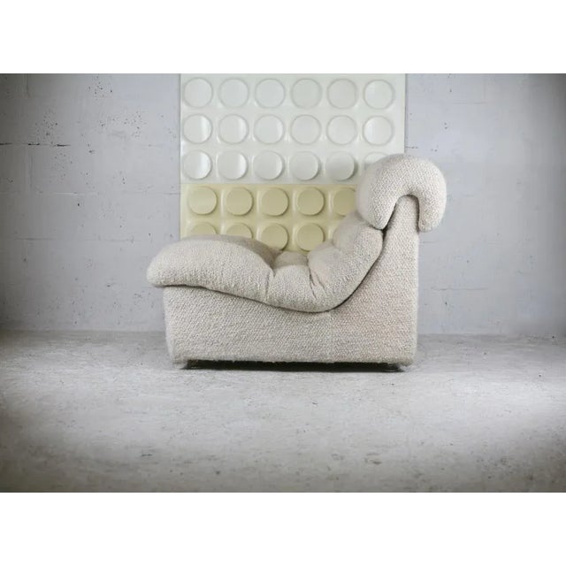 Space Age Wool Lounge Chair, France, 1970 For Sale - Image 18 of 18