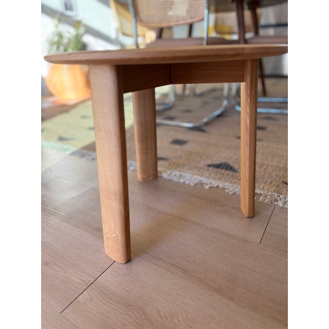 2010s Alle Coffee Table Medium by Staffan Holm — Solid Natural Oak, Circular, Modern Scandinavian Design For Sale - Image 5 of 9