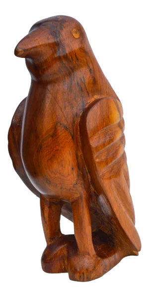 Handcrafted Cedar Wood Bird