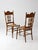 Antique Victorian Pressed Back Cane Seat Chairs Pair For Sale - Image 13 of 17