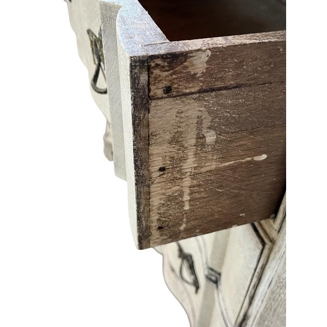 Wood Dutch Bleached Oak Chest of Drawers, 20th Century For Sale - Image 7 of 13