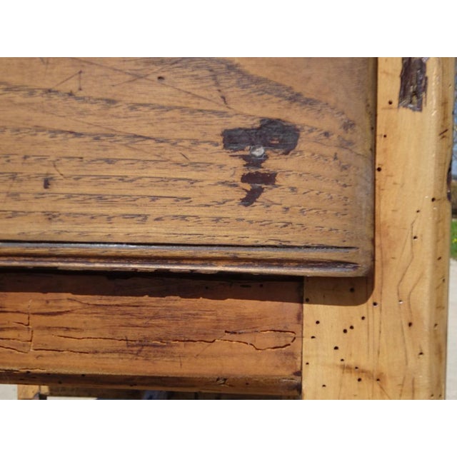 Antique Farm Oak Table, 1800s For Sale - Image 11 of 18