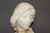 Alabaster Bust of a Young Woman with a Golden Headdress, 1900 For Sale - Image 10 of 15