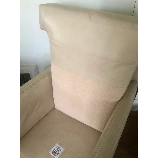 Wood Art Deco Style Lucian Rollin Large Leather Chaise Apollon Chair by William Switzer For Sale - Image 7 of 13