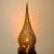 Vintage Moroccan Calligraphy-Engraved Brass Table Lamp For Sale - Image 4 of 7