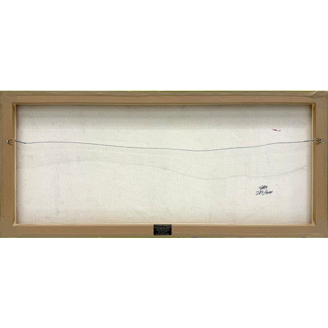 Steve Kaufman Steve Kaufman, One Hundred Dollar Bill (Stretched Hand Signed Embellished Canvas) For Sale - Image 4 of 5