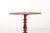Antique Mahogany Tripod Table: Scalloped Edge Wine Table, 1890s For Sale - Image 4 of 9