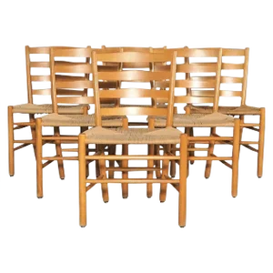 Kirkestolen Dining Chairs by Kaare Kllint for Fritz Hansen, 1960s, Set of 6