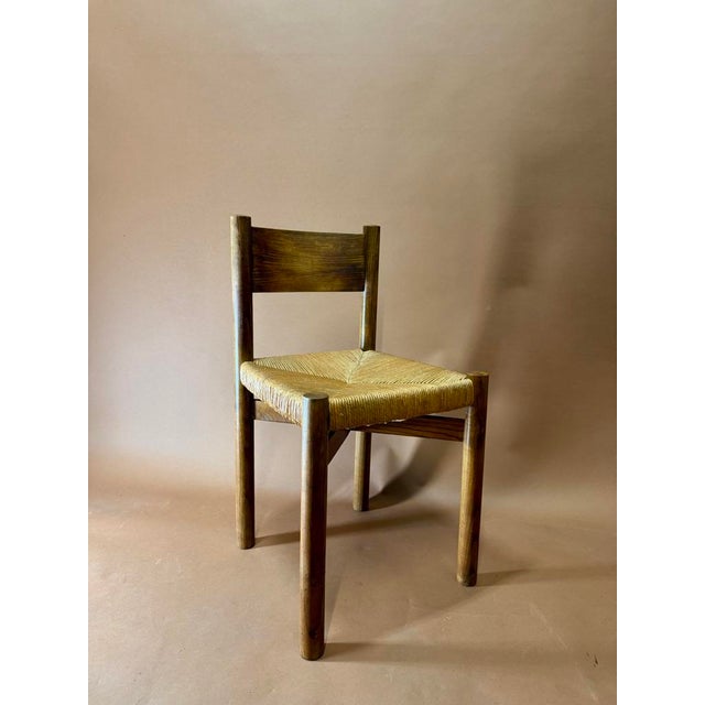 Vintage Chair in Meribel by Charlotte Perriand, 1950, in Very Good conditions. Designed 1950 to 1959 I have official proof...