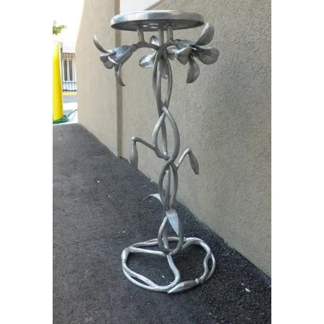 Metal 1970s Vintage Kessler Aluminum Lily Stand For Sale - Image 7 of 9