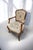 Queen Anne Victorian Carved Walnut Armchair with Floral Upholstery, 1920s For Sale - Image 9 of 10