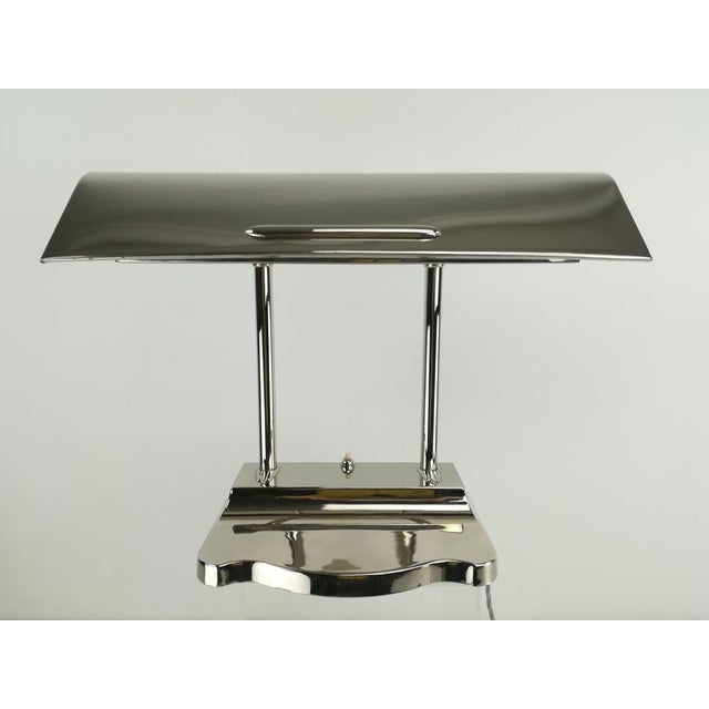 Chrome-Plated Desk Lamp For Sale - Image 9 of 9