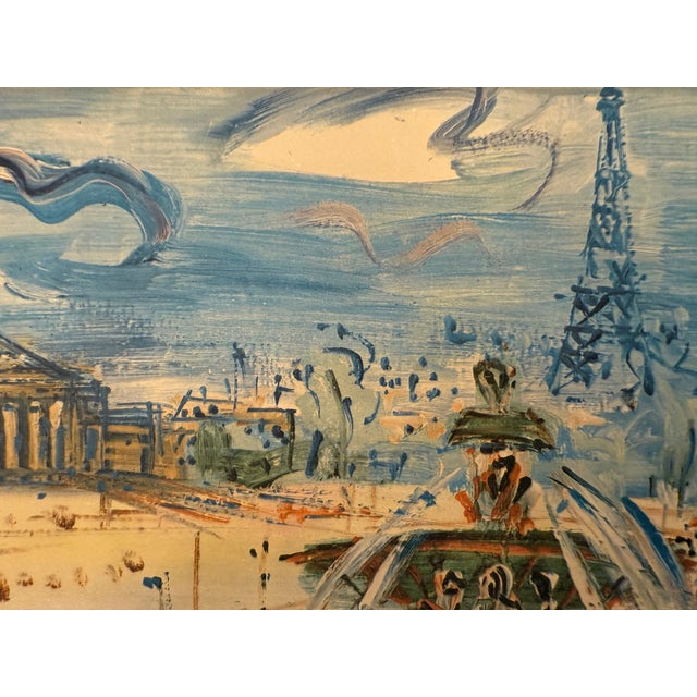 Printmaking Materials Set of 4 Vintage Prints of Paris Scenes by Jean Dufy For Sale - Image 7 of 18