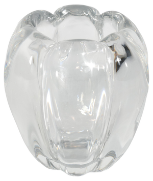Swedish Grace Crystal Glass Stella Polaris Vase by Vicke Lindstrand for Orrefors, 1930s