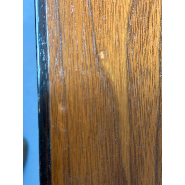 1960s Vintage Walnut Credenza With Ebony Wood Trim Accents For Sale - Image 10 of 12