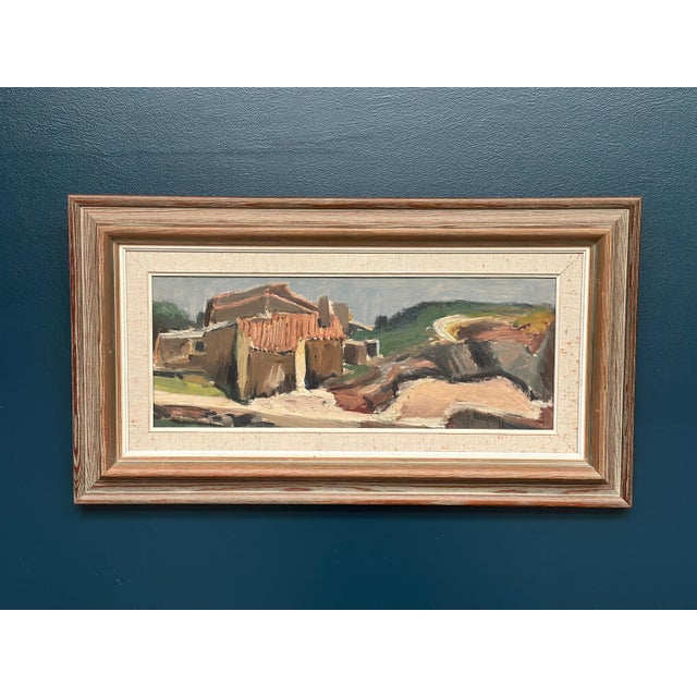 Gideon Isaksson, Portuguese River, 1960s, Oil on Canvas For Sale - Image 14 of 18