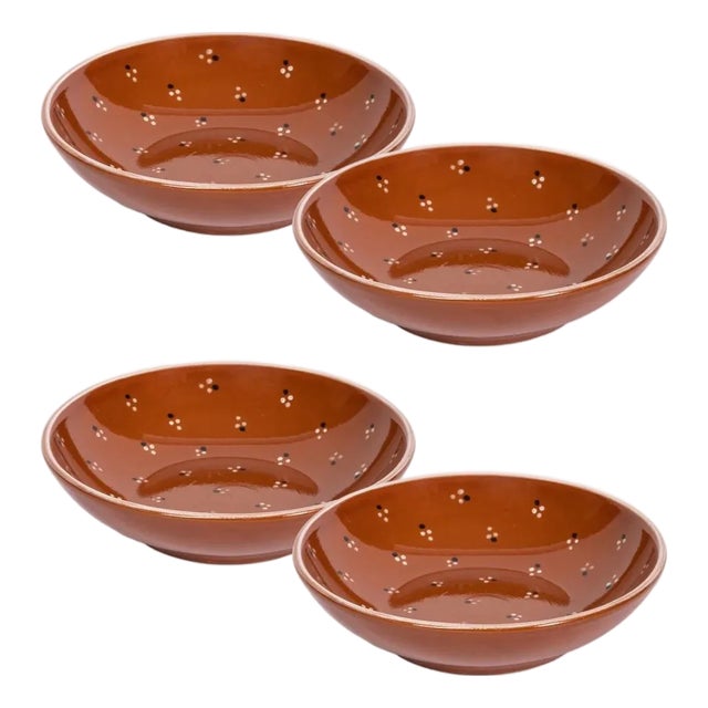Sharland England Dotty Pasta Bowl, Set of 4 For Sale