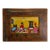 Lisa Cain Folk Art Painting, Acrylic on Board, Listed Artist, Signed For Sale