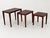 Nesting Tables in Rosewood by Severin Hansen for Haslev Møbelsnedkeri, Denmark, 1960s, Set of 3 For Sale - Image 9 of 14