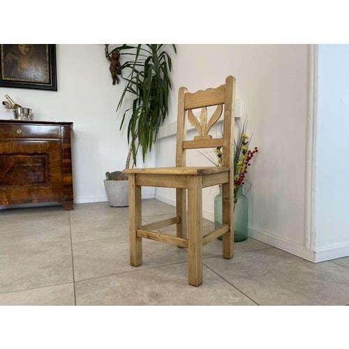 Brown Country House Dining Chair, Set of 4 For Sale - Image 8 of 12