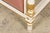 Mid-Century Louis XVI Twin Bed Frames, Pink Silk, Painted Wood, 1940 For Sale - Image 17 of 18