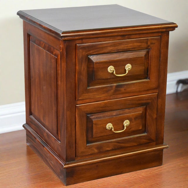 Legacy 2 Drawer File Cabinet - Brown Walnut For Sale - Image 9 of 10