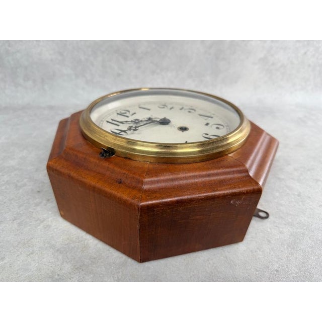 Junghans Vienna Secession Wall Clock by Adolf Loos, 1920s For Sale - Image 10 of 12