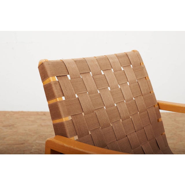 Model 652 Vostra Armchair in Beech and Fabric by Jens Risom for Walter Knoll, 1942 For Sale - Image 9 of 13