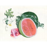 Golden Tropic Botanicals Plate #23, Giclée Print For Sale