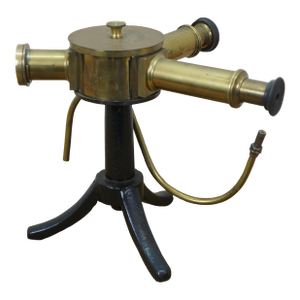 Antique Griffin London England Cast Iron Brass Scientific Spectroscope 12"