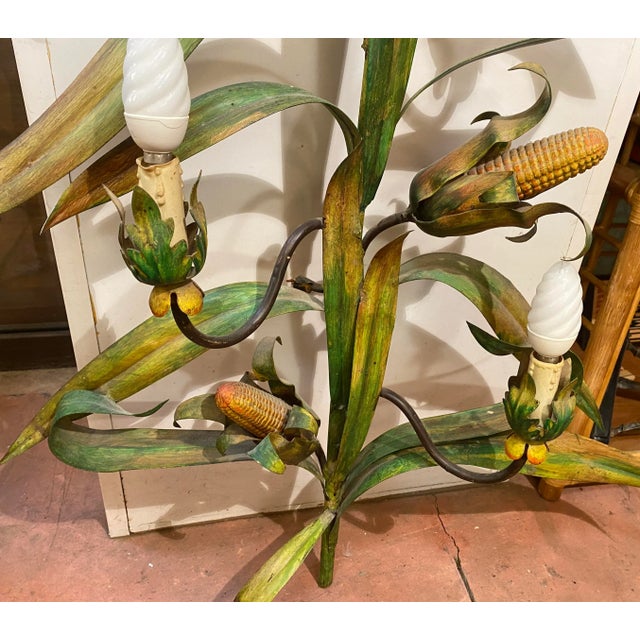 Large Painted Wall Lamp For Sale - Image 9 of 12