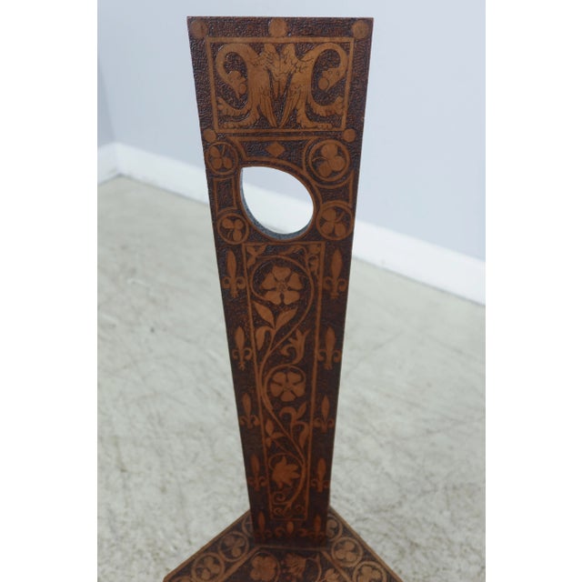 Age: Approx: 125 Years Old Details: Very Unusual High Quality Construction Hand Embossed Carved Details Throughout Hand...