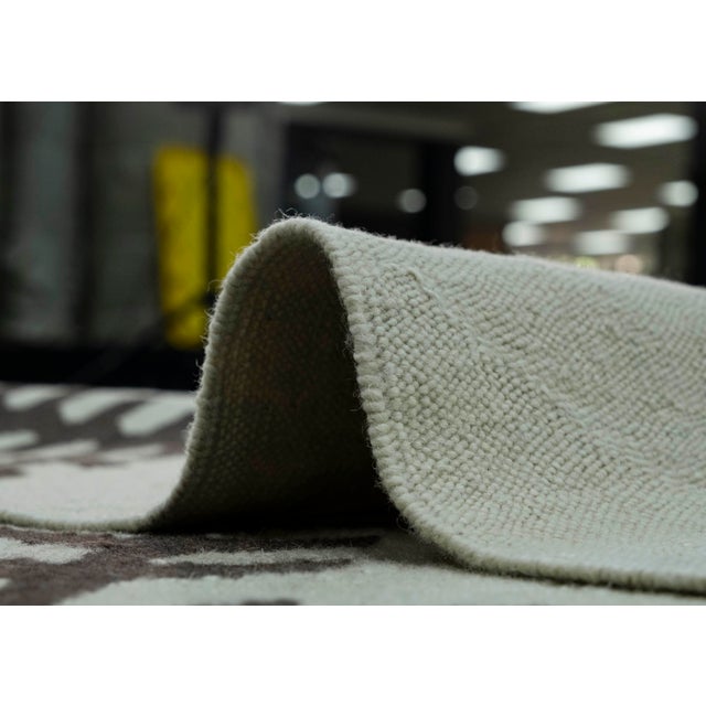 Chocolate Turkish Kilim Oriental Handmade Flatweave 8'3" x 10'6" #18146 For Sale - Image 8 of 8