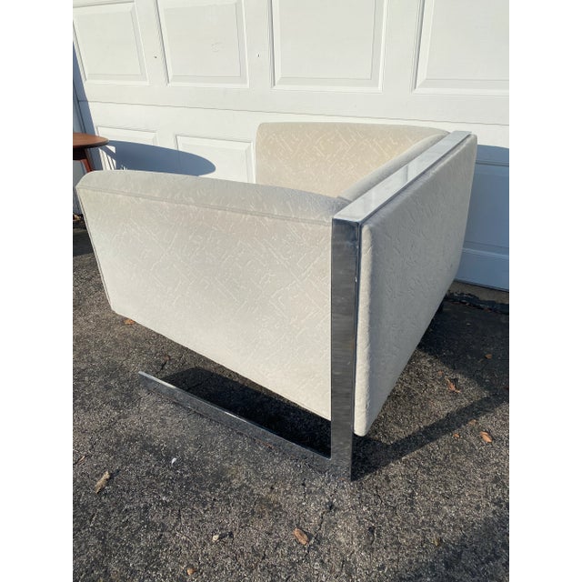 Mid 20th Century Mid 20th Century Milo Baughman for Thayer Coggin Cantilever Chair For Sale - Image 5 of 9