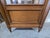Brown Late 20th Century French Directoire Style Marble Top Mahogany Vitrine Cabinet For Sale - Image 8 of 10