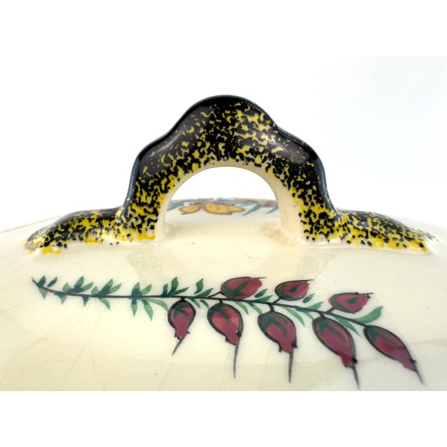 Vintage Henriot Quimper French Faience Soup Tureen and Underplate For Sale - Image 17 of 18