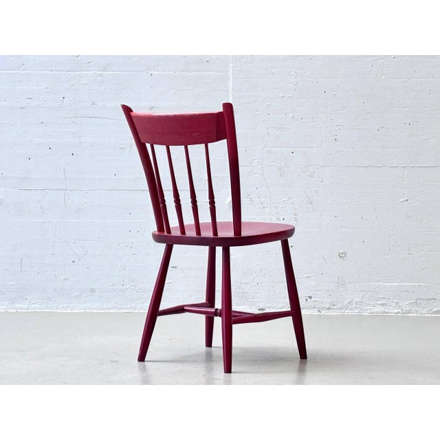 Wood Nesto Y9 Pine Chair from Nässjö Stolfabrik Sweden, Mid-Century For Sale - Image 7 of 14
