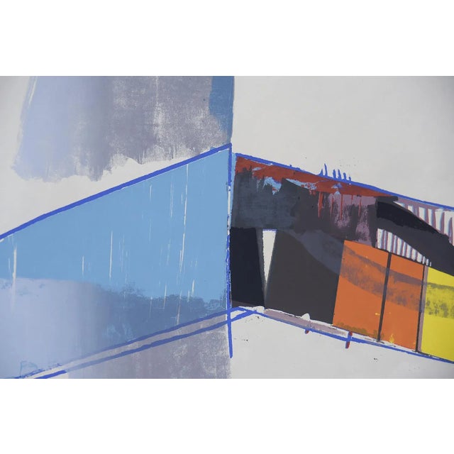 Mid-Century Modern Abstractive Modern Colored Lithograph by Hardy Strid, 1950s For Sale - Image 3 of 8