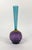 Glass Late 20th Century Blue and Purple Hobnail Art Glass Bud Vase For Sale - Image 7 of 11