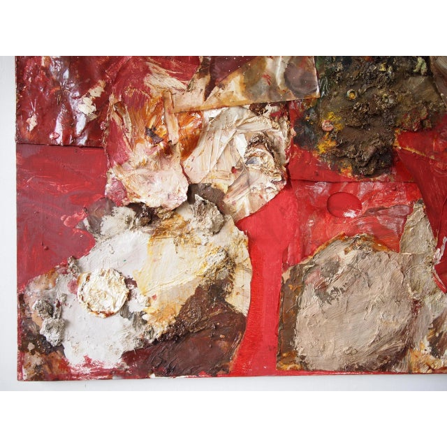 Mid 20th Century Abstract Expressionist Mixed-Media Painting by Rita Beler For Sale - Image 4 of 10