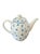 Mid-Century Modern Vintage Arzberg Porcelain Teapot – Blaublüten (Blue Blossom) – Designed by Dr. Hermann Gretsch – German Mid-Century Porcelain For Sale - Image 3 of 14