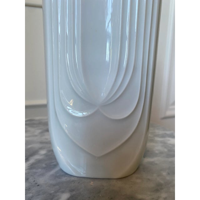 Hutscheneruther 1970’s Hutschenreuther Art Deco Revival Vase For Sale - Image 4 of 7