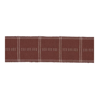 Schumacher Ayan Tape Trim In Terracotta For Sale