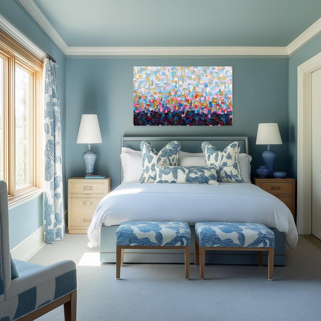 Impasto-painted strokes of bright colors are the framework of artist Shiri Phillips’ abstract artworks. Her paintings are...